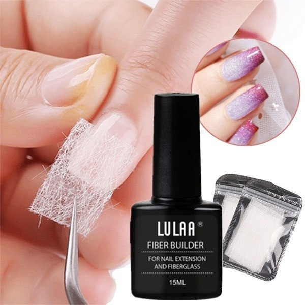20pcs Nail Care Fiberglass Silk Nails Wrap Stickers Nail Extension Fiber  Glass With 15ml Fiber Nail Art Gel Nail Art Kit | Fruugo AE